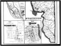 Staunton Township, Pleasant Hill, Milton, Fletcher, Brandt, Rossville, Conover, Lena - Below, Miami County 1875